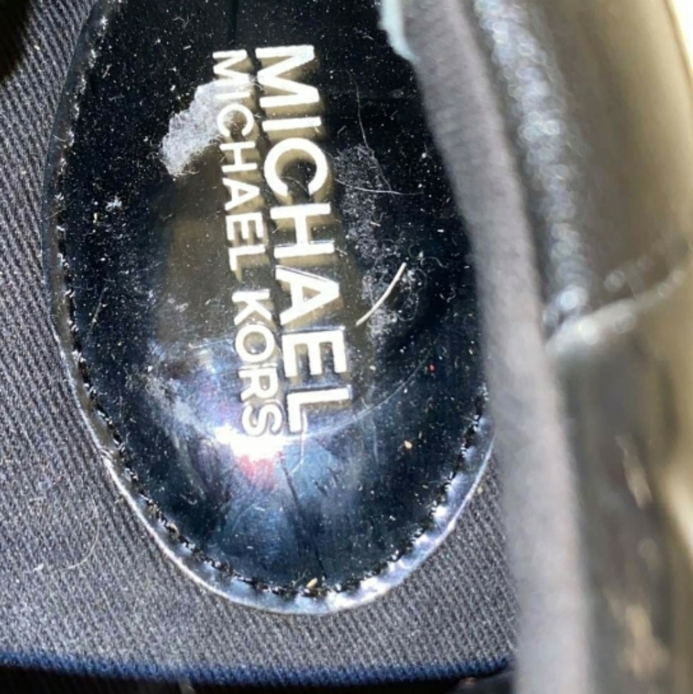 Michael Kors Craig  Black Patent Logo Fashion - Picture 5 of 9